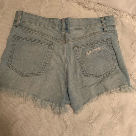 High Waisted Jean Shorts - Picture 2 of 2